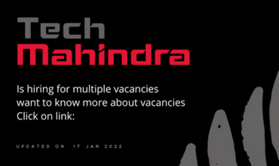 Tech Mahindra is hiring for IT Domains | Latest Jobs 2022 | Apply Now